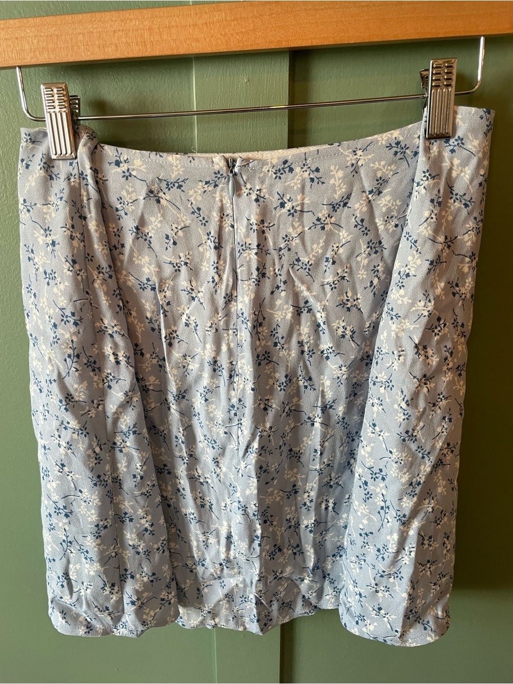 Reformation 'Margot' Blue Skirt - Picture 5 of 8